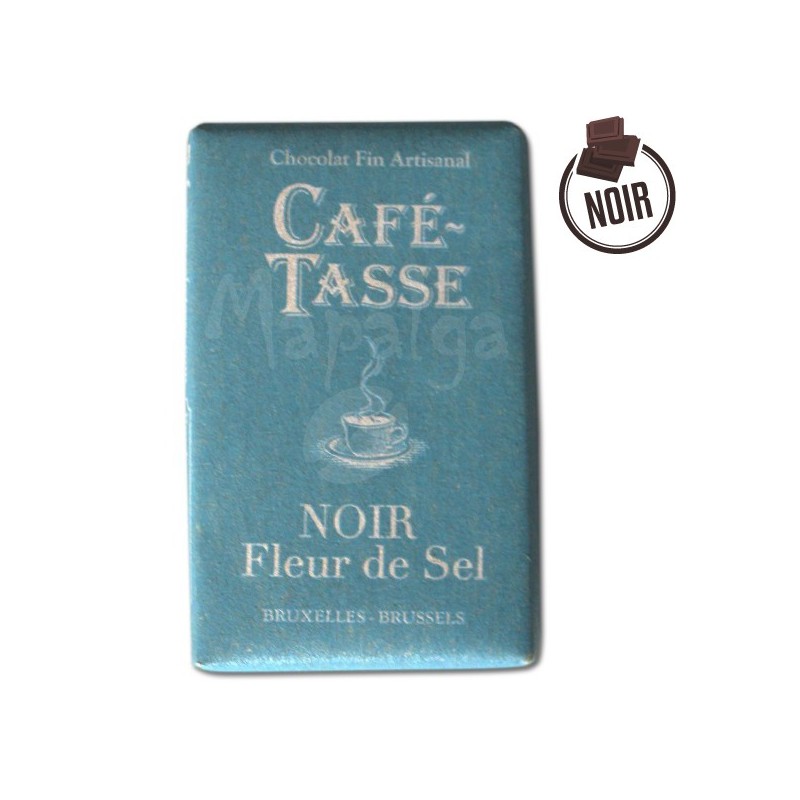 Tablette chocolat Noir Fleur de Sel 9g - CAFE TASSE Tablette chocolat Noir Fleur de Sel 9g - CAFE TASSE