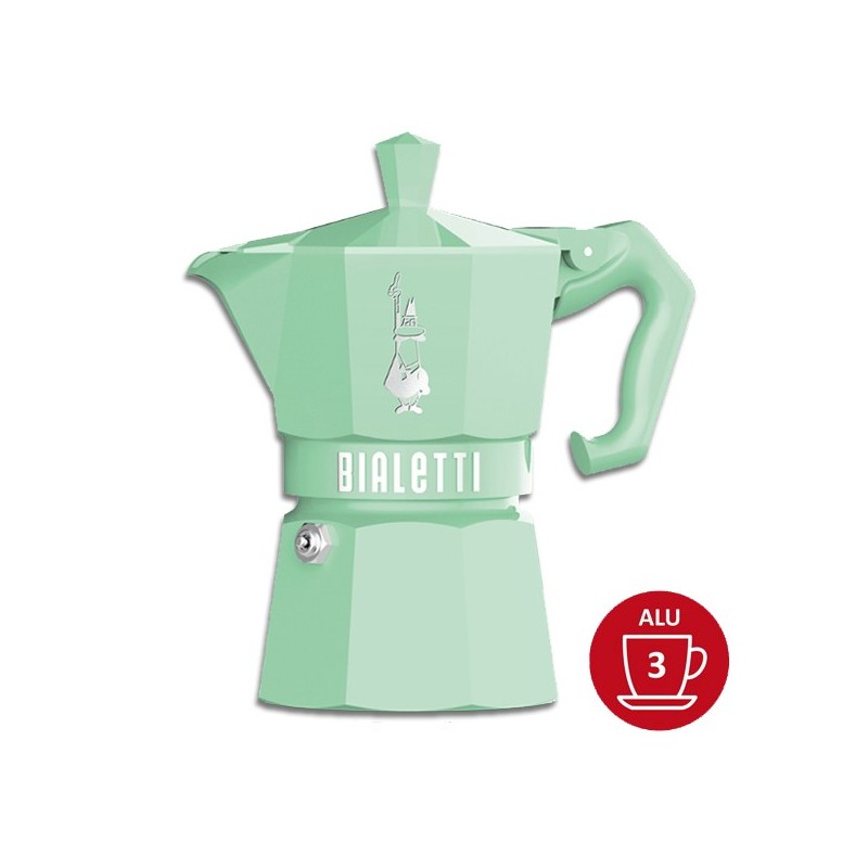 Cafetière italienne Moka Exclusive Verte 3 TASSES - BIALETTI Cafetière italienne Moka Exclusive Verte 3 TASSES - BIALETTI