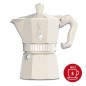 Cafetière italienne Moka Exclusive Crème 3 TASSES - BIALETTI Cafetière italienne Moka Exclusive Crème 3 TASSES - BIALETTI