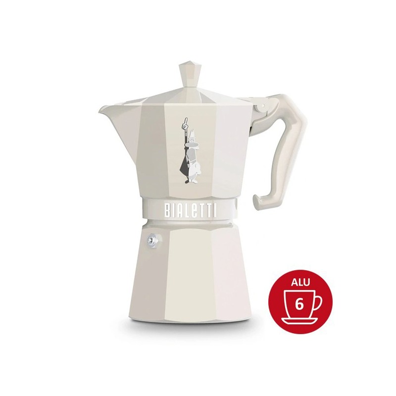 Cafetière italienne Moka Exclusive Crème 6 TASSES - BIALETTI Cafetière italienne Moka Exclusive Crème 6 TASSES - BIALETTI