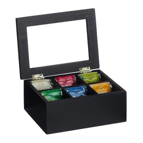 Black Tea Box 6 Compartamentos - RelaxDays