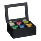 Black tea box 6 compartments - Relaxdays Black tea box 6 compartments - Relaxdays