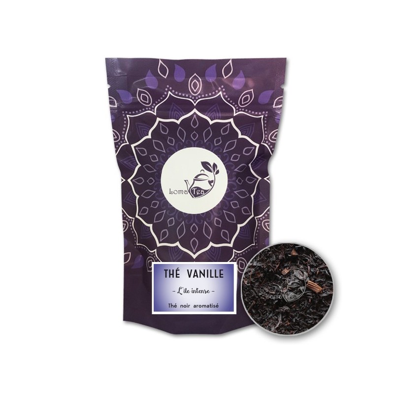 Thé noir à la Vanille LOMATEA VRAC 100g Thé noir à la Vanille LOMATEA VRAC 100g