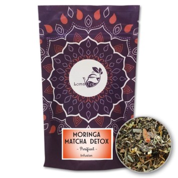 Infusione moringa macha detox lomatea sfuso 100g