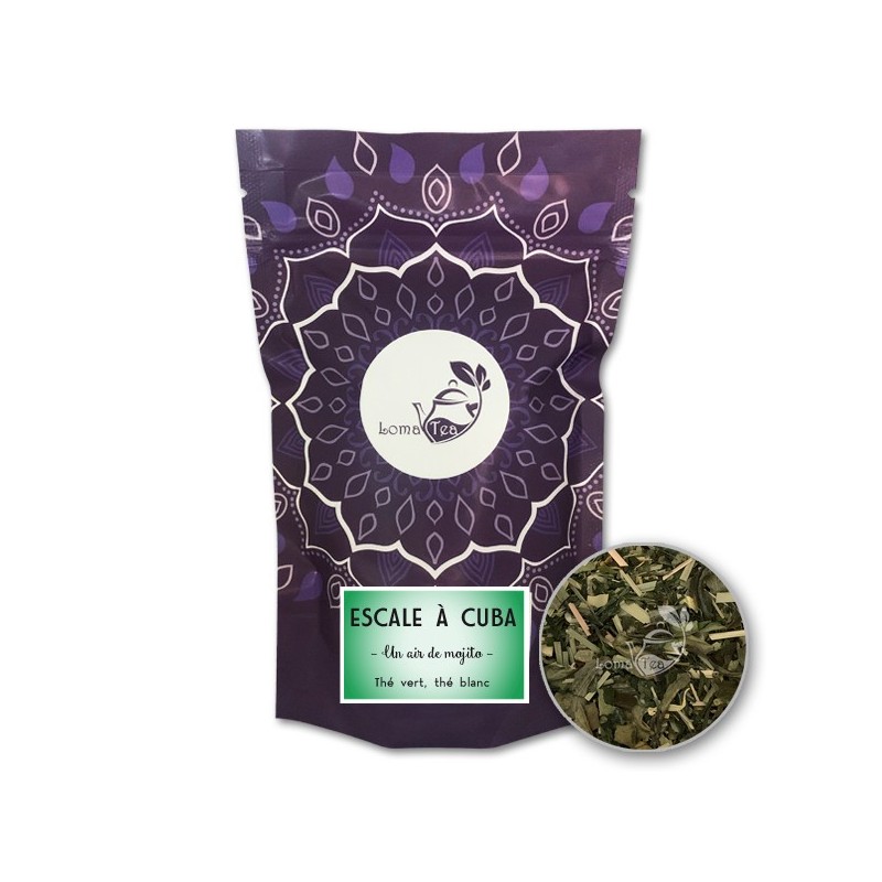 Thé blanc ESCALE A CUBA LOMATEA VRAC 100g Thé blanc ESCALE A CUBA LOMATEA VRAC 100g