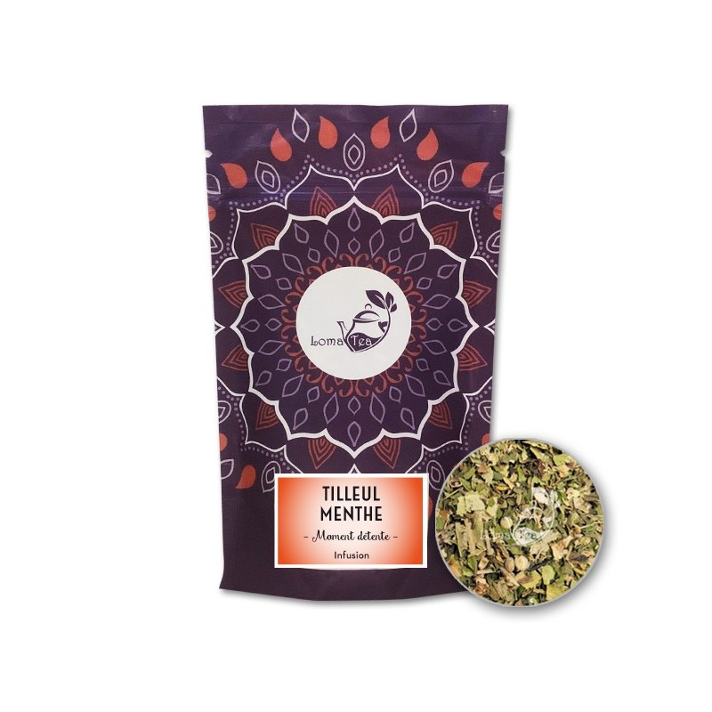 Infusion TILLEUL MENTHE LOMATEA VRAC 70g Infusion TILLEUL MENTHE LOMATEA VRAC 70g