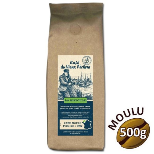 Requisito café Moulu la Bistoule 500g - Café du Vieux Fisherman