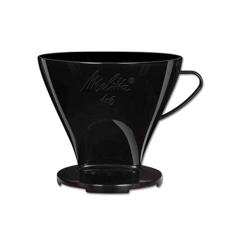 Porte-filtre noir plastique 1x6 POUR OVER - MELITTA Porte-filtre noir plastique 1x6 POUR OVER - MELITTA