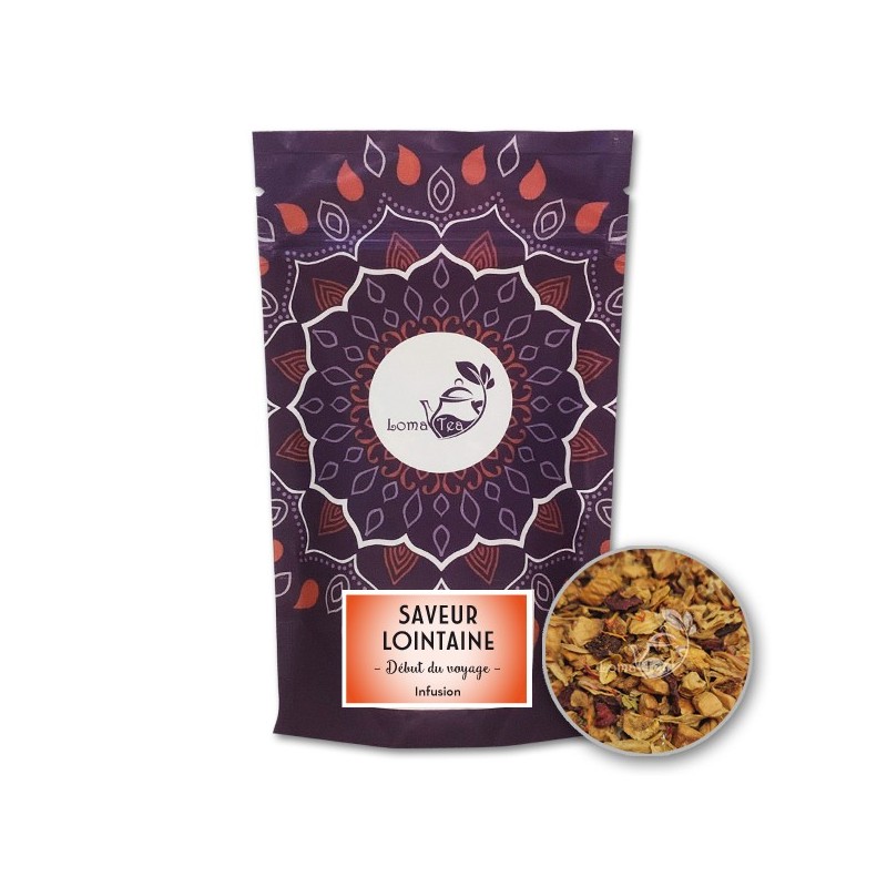 Infusion SAVEUR LOINTAINE LOMATEA VRAC 100G Infusion SAVEUR LOINTAINE LOMATEA VRAC 100G