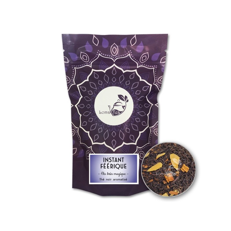 Thé noir INSTANT FÉÉRIQUE LOMATEA VRAC 100g Thé noir INSTANT FÉÉRIQUE LOMATEA VRAC 100g