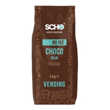 Pack x 10 Chocolat chaud CHOCO RICH N°102 SCHO 14% cacao - 1 kg