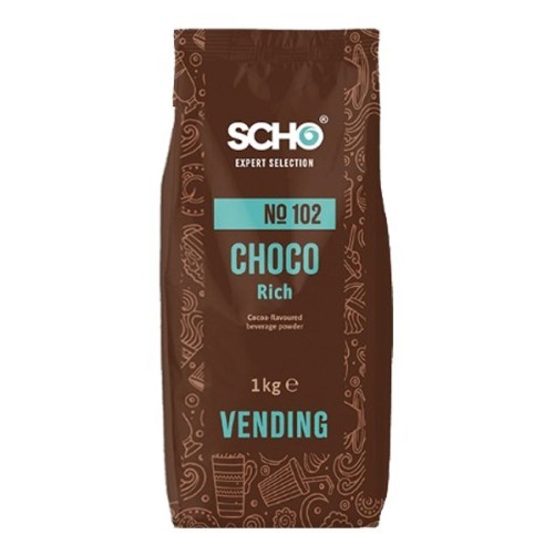 Pack x 10 Chocolat chaud CHOCO RICH N°102 SCHO 14% cacao - 1 kg