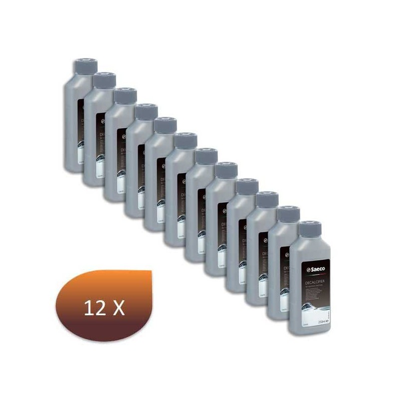 12 x Détartrant 250 ml origine SAECO PHILIPS 12 x Détartrant 250 ml origine SAECO PHILIPS