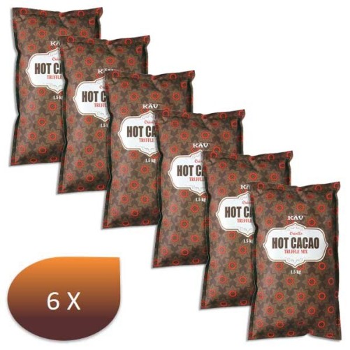 Pack X 6 Cocoa de mezcla de trufa en polvo de chocolate - 1.5 kg - kav
