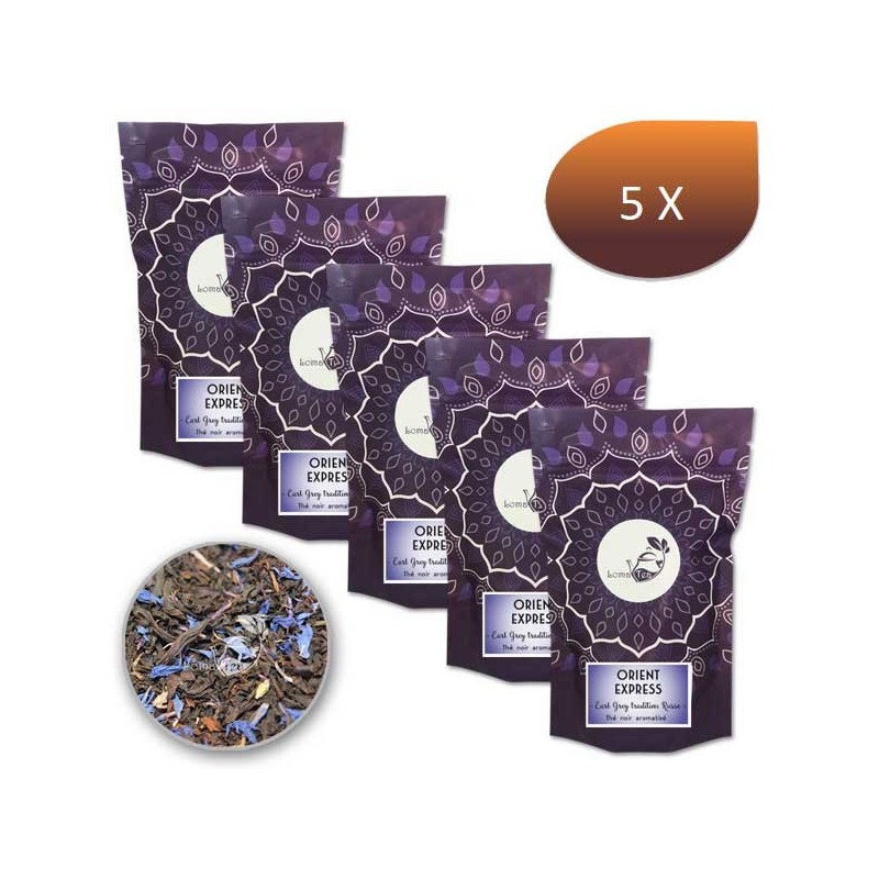 Pack x 5 Thé noir ORIENT EXPRESS LOMATEA VRAC 100g Pack x 5 Thé noir ORIENT EXPRESS LOMATEA VRAC 100g