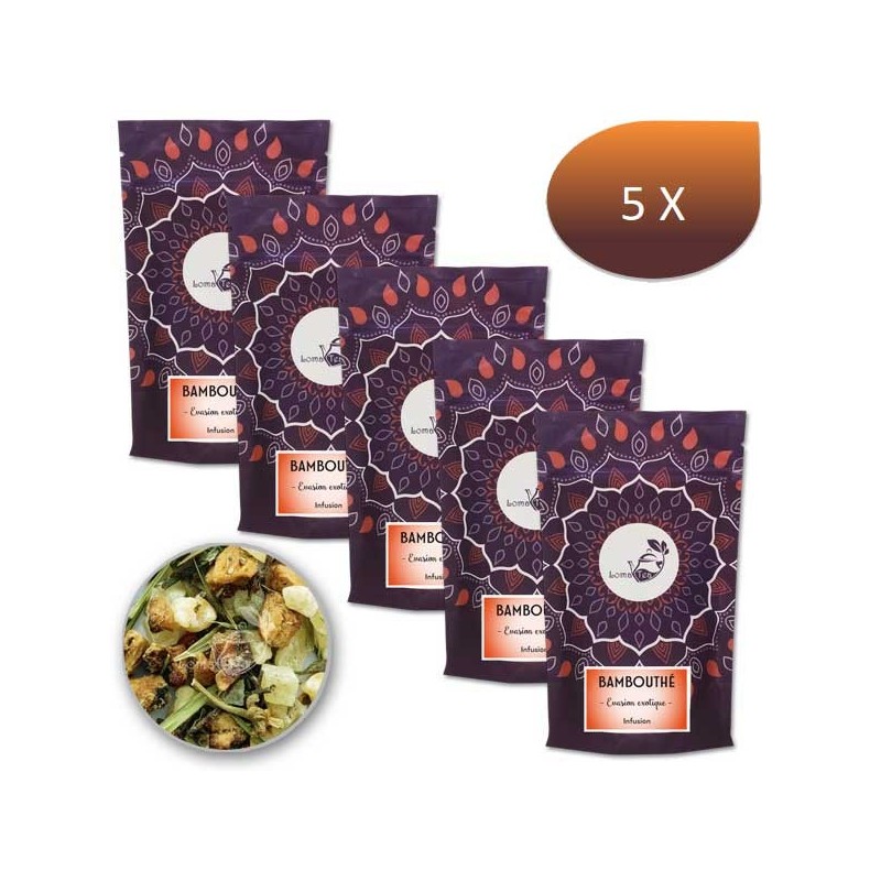 Pack x 5 Infusion BAMBOUTHÉ LOMATEA VRAC 100g Pack x 5 Infusion BAMBOUTHÉ LOMATEA VRAC 100g