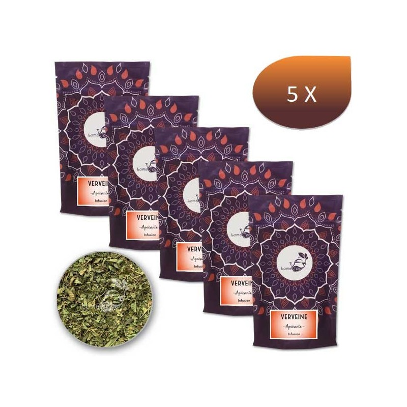 Pack x 5 Infusion VERVEINE LOMATEA VRAC 70g Pack x 5 Infusion VERVEINE LOMATEA VRAC 70g