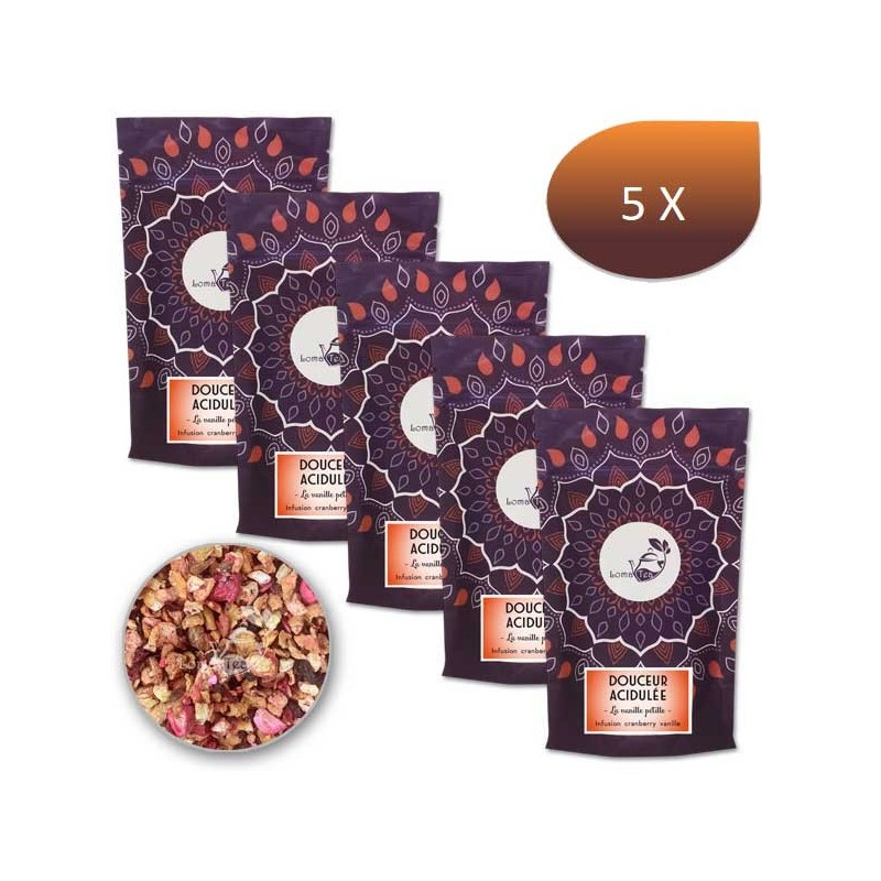 Pack x 5 Infusion DOUCEUR ACIDULÉE LOMATEA VRAC 100g Pack x 5 Infusion DOUCEUR ACIDULÉE LOMATEA VRAC 100g