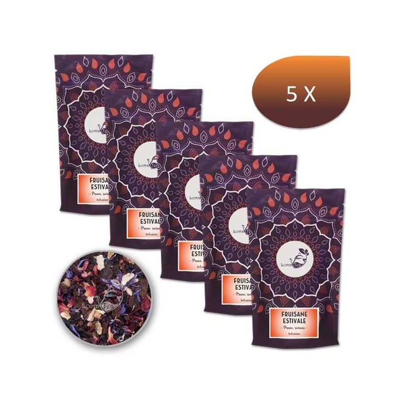Pack x 5 Infusion FRUISANE ESTIVALE LOMATEA VRAC 100g Pack x 5 Infusion FRUISANE ESTIVALE LOMATEA VRAC 100g