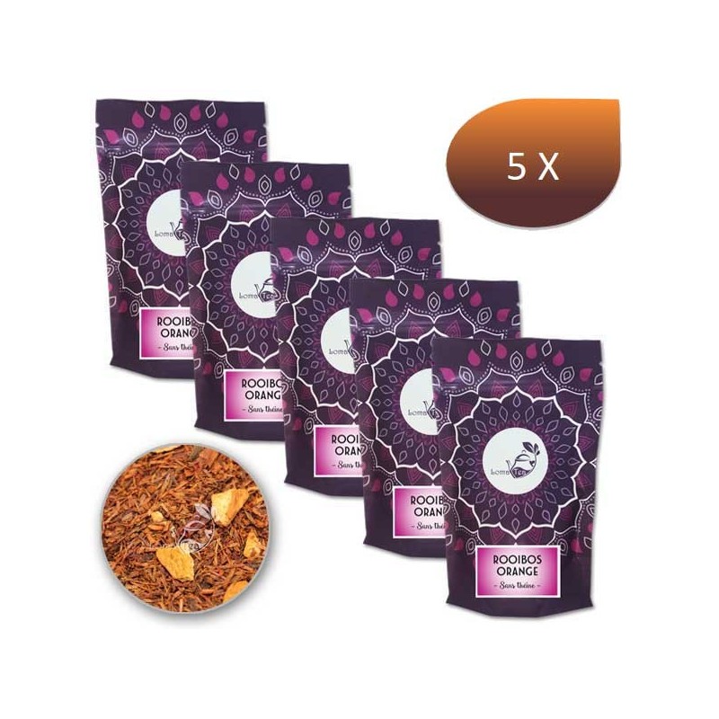 Pack x 5 Rooibos ORANGE LOMATEA VRAC 100g Pack x 5 Rooibos ORANGE LOMATEA VRAC 100g