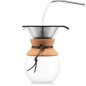 Cafetière 1 Litre Pour Over liège et cuir BODUM 500g de café moulu offert Cafetière 1 Litre Pour Over liège et cuir BODUM 500g de café moulu offert