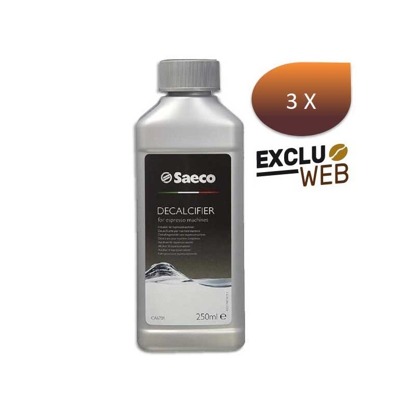 3 x SAECO CHILIPS ORIGINAL 250 ml descaling