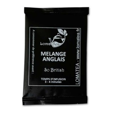Thé noir MELANGE ANGLAIS LOMATEA x 20 infusettes individuelles