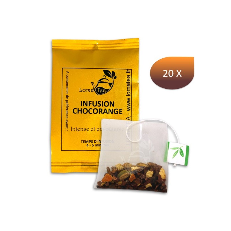 Infusion Chocorange LOMATEA x 20 infusettes individuelles Infusion Chocorange LOMATEA x 20 infusettes individuelles