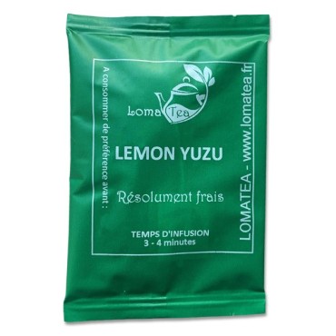 Thé Vert LEMON YUZU LOMATEA x20 infusettes individuelles