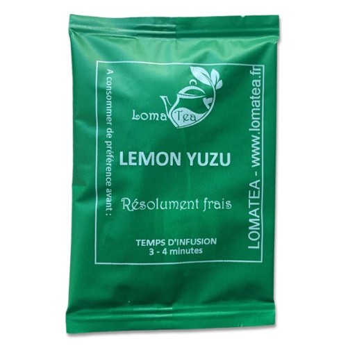 Thé Vert LEMON YUZU LOMATEA x20 infusettes individuelles
