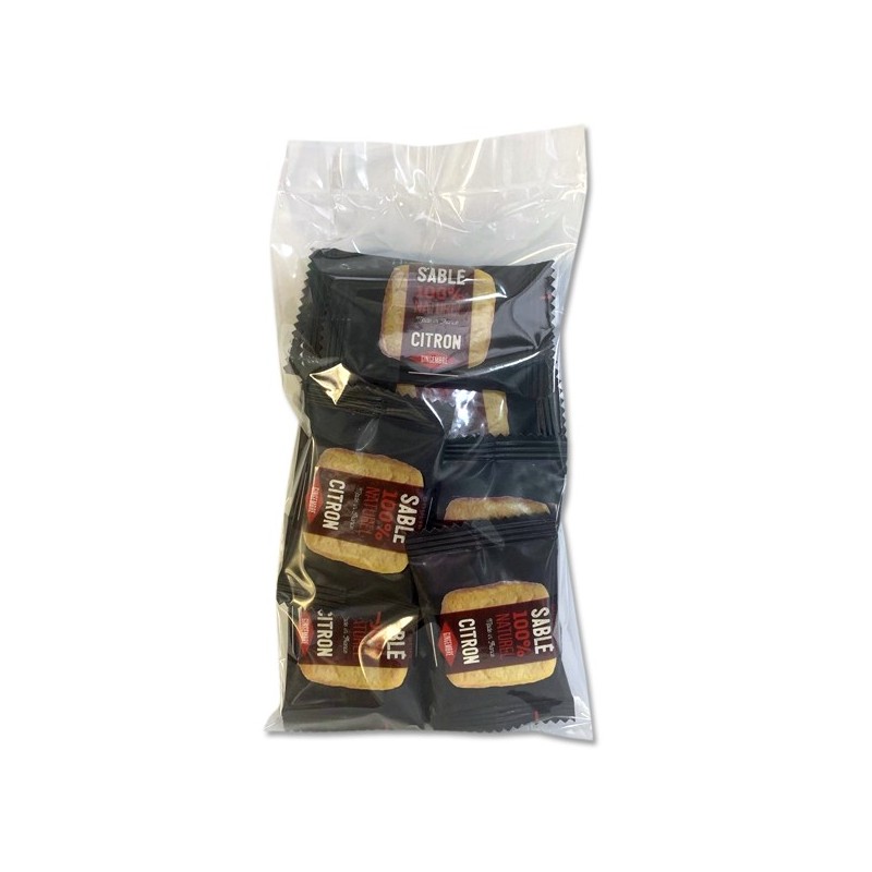 Sachet x 15 sablés Citron bio et gingembre - GOULIBEUR Sachet x 15 sablés Citron bio et gingembre - GOULIBEUR