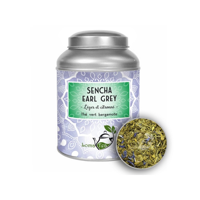 Sencha Earl Grey Lomatea Vrac 100G Grüner Tee Sencha Earl Grey Lomatea Vrac 100G Grüner Tee