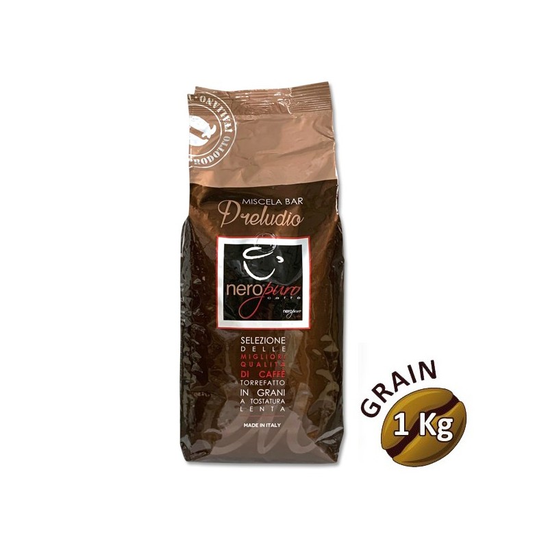 Kaffee in Körnern Miscela Bar Preludio - 1 kg - Nero Puro Kaffee in Körnern Miscela Bar Preludio - 1 kg - Nero Puro