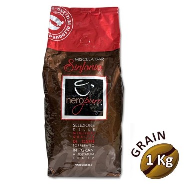 Café en Grains Miscela Bar SINFONIA NERO PURO- 1 Kg -