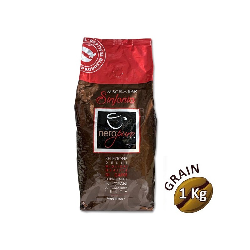 Café en Grains Miscela Bar SINFONIA - 1 Kg - NERO PURO Café en Grains Miscela Bar SINFONIA - 1 Kg - NERO PURO
