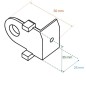 Support de pompe en caoutchouc 421941094911 / 996530018056 SAECO GAGGIA PHILIPS