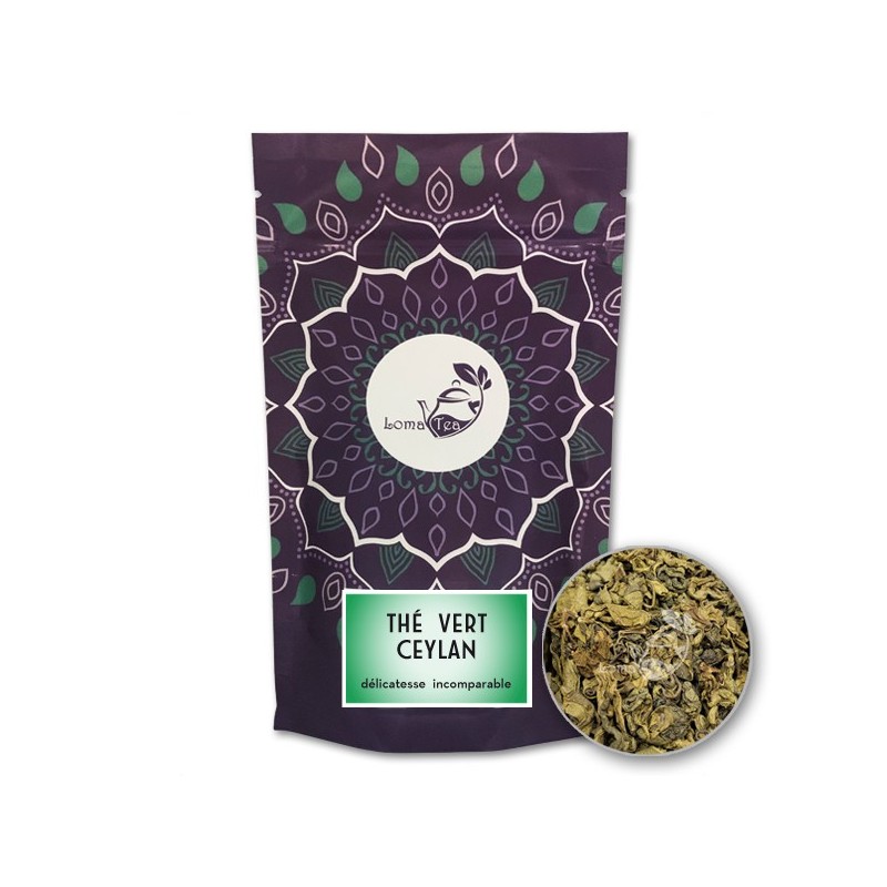 Thé vert CEYLAN MELFORT LOMATEA VRAC 100g Thé vert CEYLAN MELFORT LOMATEA VRAC 100g