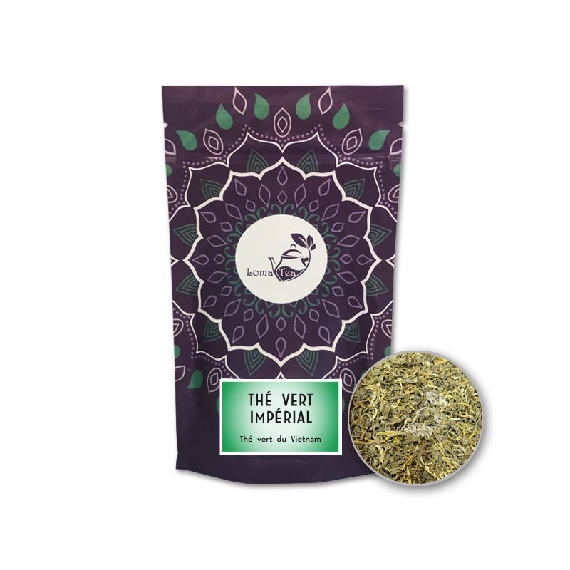 Thé vert IMPÉRIAL Viêtnam LOMATEA VRAC 100g Thé vert IMPÉRIAL Viêtnam LOMATEA VRAC 100g