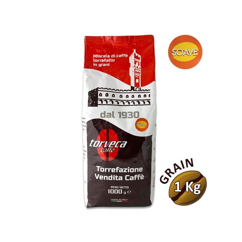 Café grain Soave - 1 Kg - TORVECA Café grain Soave - 1 Kg - TORVECA