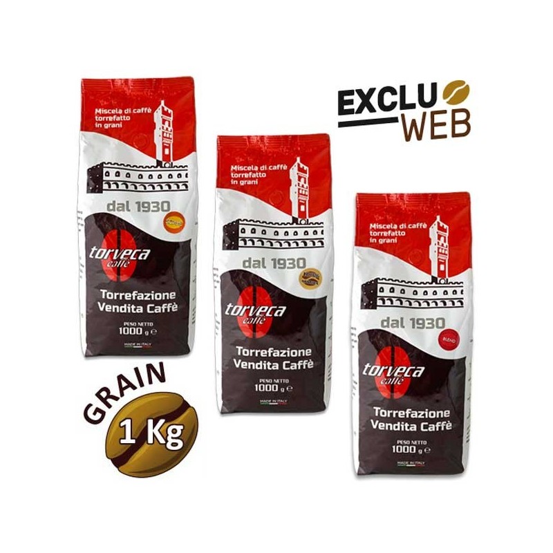 PACK DECOUVERTE TORVECA 3 KG de café grain PACK DECOUVERTE TORVECA 3 KG de café grain