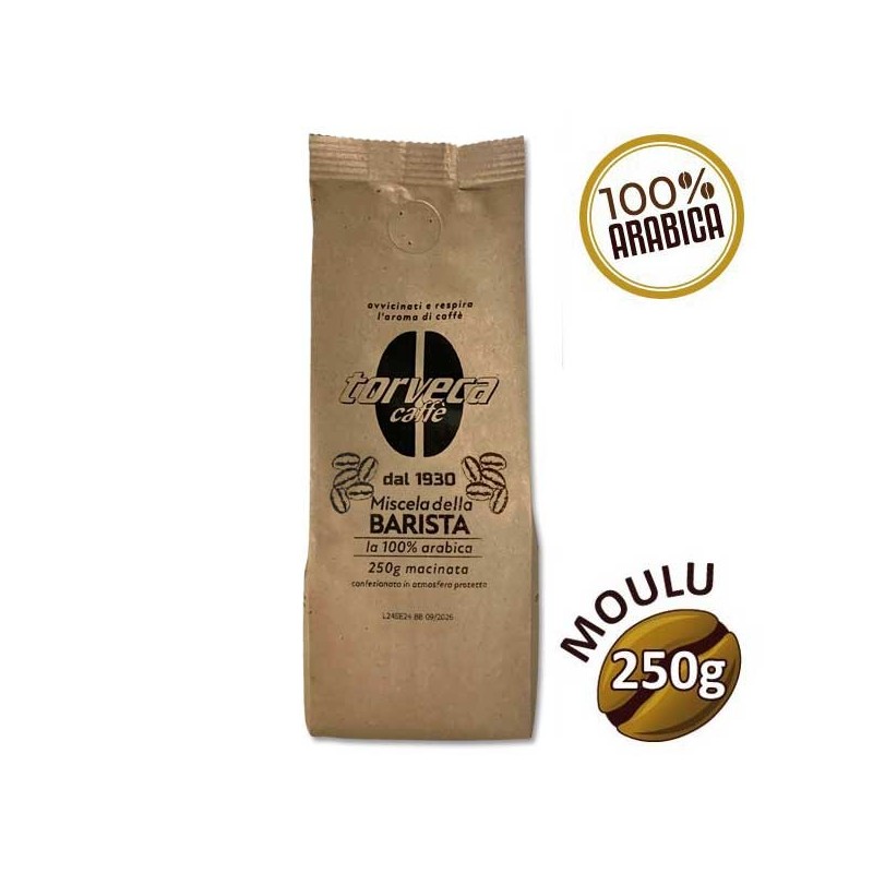 Café moulu BARISTA - 250g - TORVECA Café moulu BARISTA - 250g - TORVECA