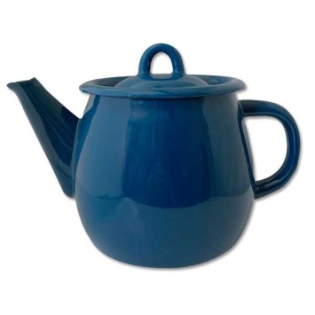 Théière émaillée 1L - divers coloris