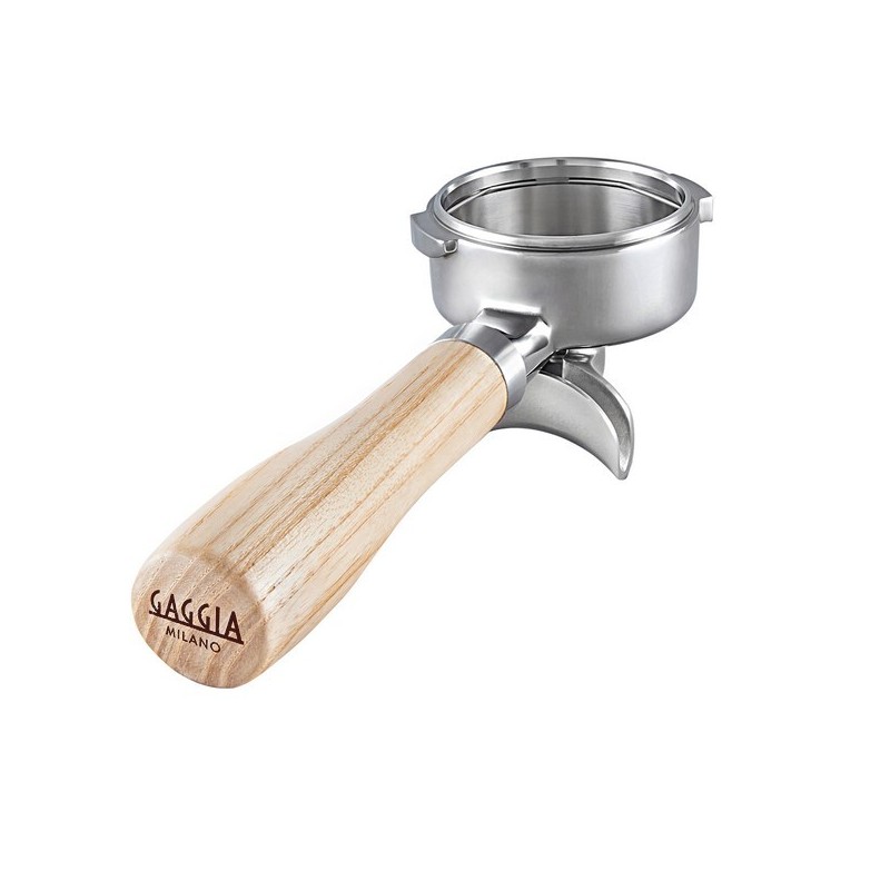 Portefiltre Barista Pro Gaggia avec manche en bois RI9141/01 - 421946502601 Portefiltre Barista Pro Gaggia avec manche en bois RI9141/01 - 421946502601