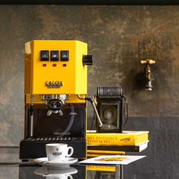 Machine à café espresso CLASSIC E24 JUNGLE GREEN GAGGIA RI9481/17 + 1 Kg de café moulu OFFERT