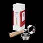 Porte-filtre sans fond avec filtre inox 58 mm poignée bois frêne GAGGIA RI9142/01 / 421946507221 Porte-filtre sans fond avec filtre inox 58 mm poignée bois frêne GAGGIA RI9142/01 / 421946507221