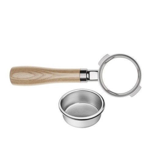 Porte-filtre sans fond avec filtre inox 58 mm poignée bois frêne GAGGIA RI9142/01  / 421946507221