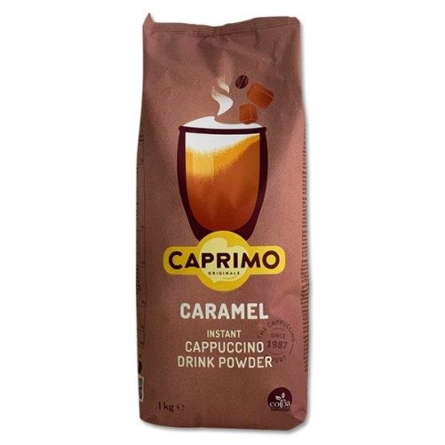 Pack x10 Café cappuccino CARAMEL CAPRIMO 1 Kg