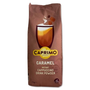 Pack x10 Café cappuccino CARAMEL CAPRIMO 1 Kg
