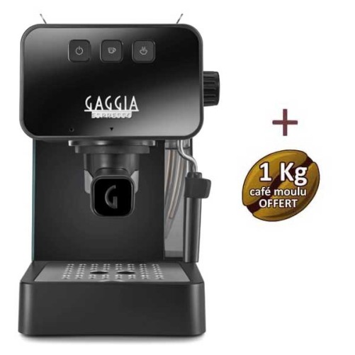 Machine à café ESPRESSO DELUXE RIVERWAY GREEN GAGGIA EG2111/66 + 1 Kg de café OFFERT