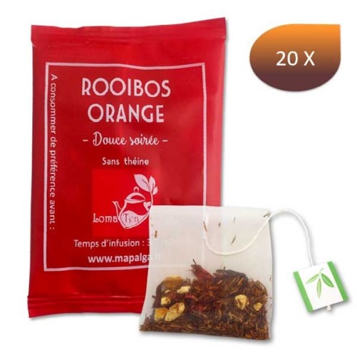 Rooibos Orange LOMATEA x 20 infusettes individuelles